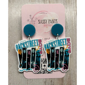 Backstreet Boys Singer Boy Band Group Earrings NEW